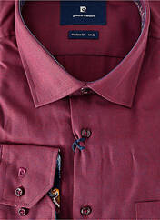 Chemise manches longues violet PIERRE CARDIN pour homme seconde vue