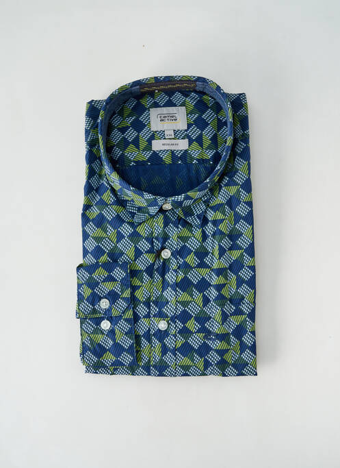 Chemise manches longues bleu CAMEL ACTIVE pour homme