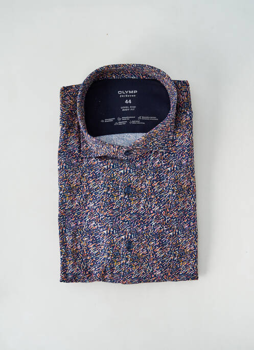 Chemise manches longues bleu OLYMP pour homme