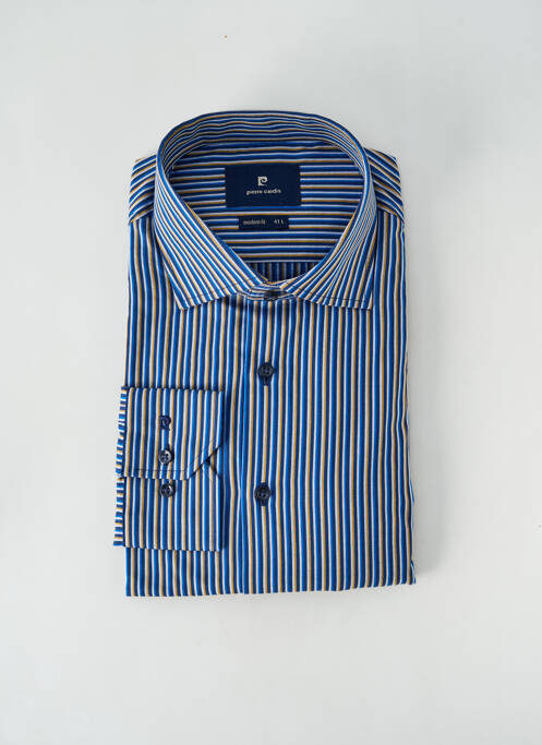 Chemise manches longues bleu PIERRE CARDIN pour homme