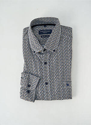 Chemise manches longues imprimé fantaisie noir CASAMODA homme