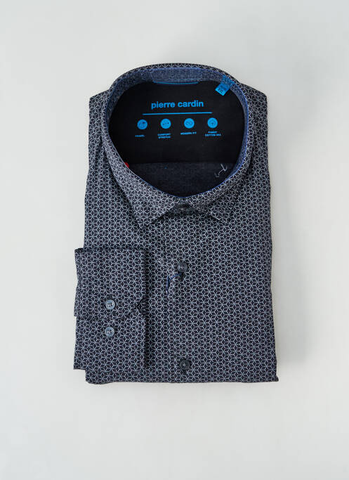 Chemise manches longues bleu PIERRE CARDIN pour homme