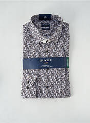Chemise manches longues marron OLYMP pour homme seconde vue