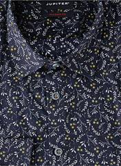 Chemise manches longues noir JUPITER pour homme seconde vue