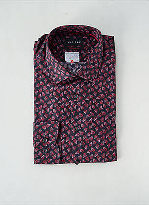 Chemise manches longues imprimé fantaisie noir JUPITER homme
