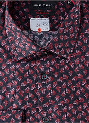 Chemise manches longues noir JUPITER pour homme seconde vue