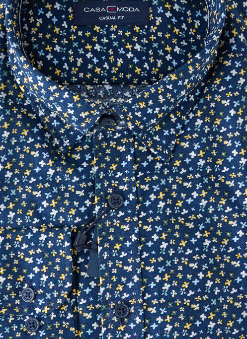 Chemise manches longues bleu CASAMODA pour homme