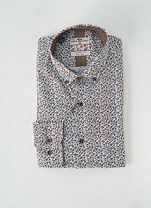 Chemise manches longues blanc DARIO BELTRAN pour homme