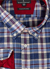 Chemise manches longues bleu FYNCH-HATTON pour homme seconde vue