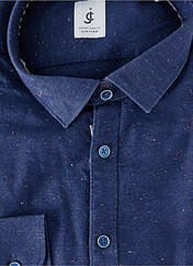 Chemise manches longues bleu JUPITER pour homme seconde vue