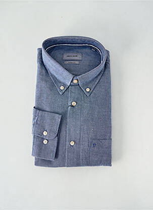 Chemise manches longues bleu PIERRE CARDIN pour homme
