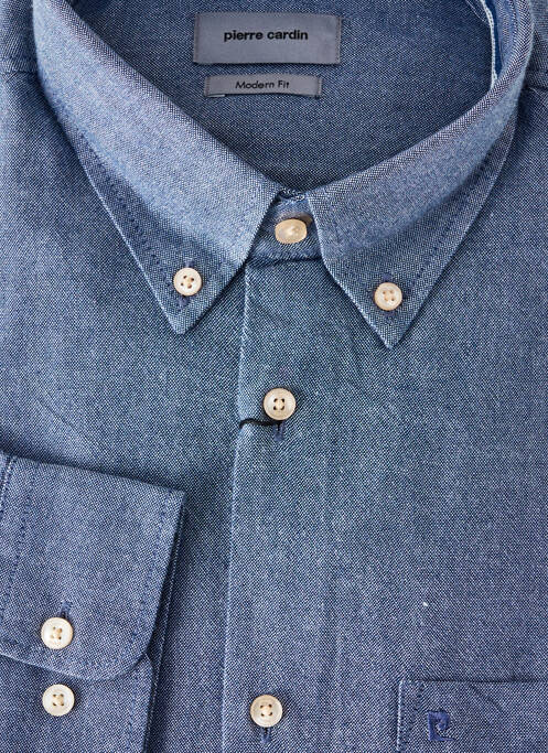 Chemise manches longues bleu PIERRE CARDIN homme