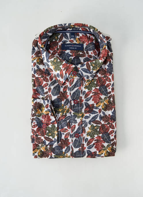 Chemise manches longues rouge CASAMODA pour homme