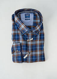Chemise manches longues coupe droite bleu OLYMP homme