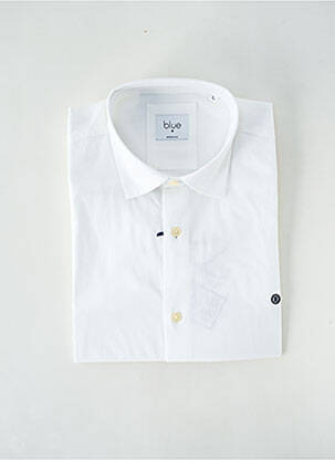 Chemise manches longues blanc SERGE BLANCO pour homme