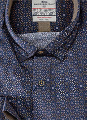 Chemise manches longues bleu DARIO BELTRAN pour homme seconde vue