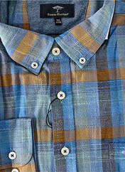 Chemise manches longues bleu FYNCH-HATTON pour homme seconde vue