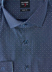 Chemise manches longues bleu OLYMP pour homme seconde vue