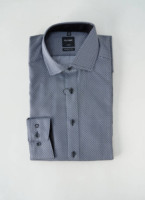 Chemise manches longues noir OLYMP pour homme