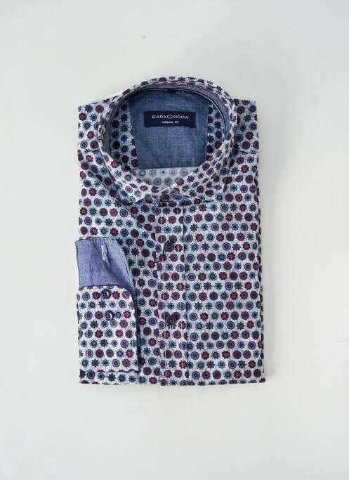 Chemise manches longues imprimé fantaisie gris CASAMODA homme