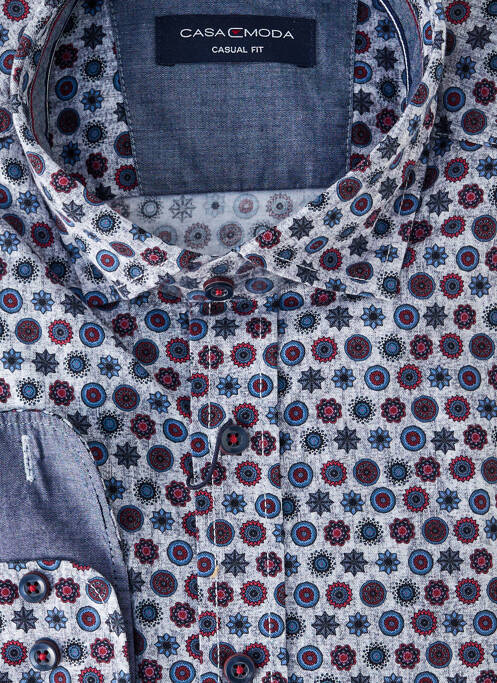 Chemise manches longues imprimé fantaisie gris CASAMODA homme