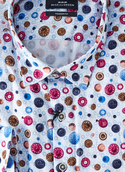 Chemise manches longues blanc MISE AU GREEN pour homme