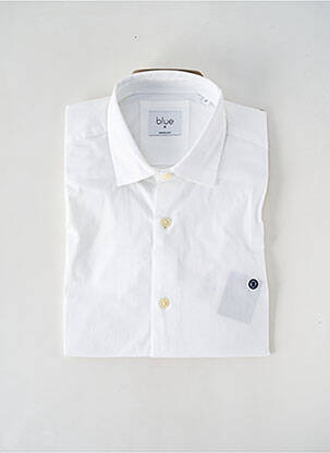 Chemise manches longues coupe droite blanc SERGE BLANCO homme