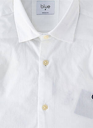 Chemise manches longues coupe droite blanc SERGE BLANCO homme