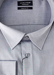 Chemise manches longues gris JUPITER pour homme seconde vue