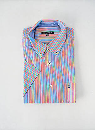Chemise manches courtes coupe droite blanc TED LAPIDUS homme