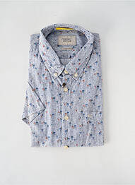Chemise manches courtes imprimé fantaisie bleu CAMEL ACTIVE homme