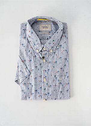 Chemise manches courtes imprimé fantaisie bleu CAMEL ACTIVE homme
