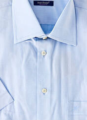 Chemise manches courtes bleu JEAN CHATEL pour homme seconde vue