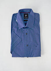 Chemise manches courtes bleu PIERRE CARDIN pour homme seconde vue