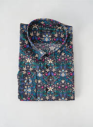 Chemise manches longues coupe droite noir LA CIBLE ROUGE homme