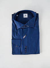 Chemise manches longues bleu BLUSALINA pour homme seconde vue