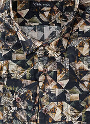 Chemise manches longues noir LA CIBLE ROUGE pour homme seconde vue