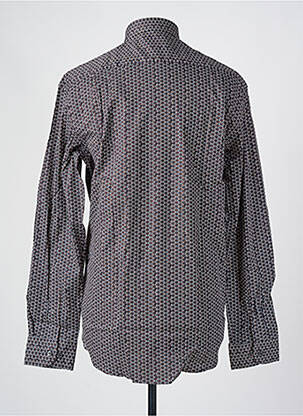 Chemise manches longues imprimé fantaisie marron MISE AU GREEN homme