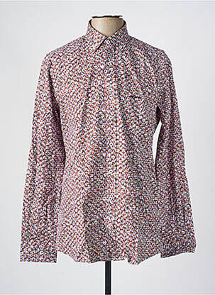 Chemise manches longues imprimé fantaisie rose MISE AU GREEN homme