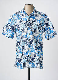 Chemise manches courtes imprimé fantaisie bleu CAMEL ACTIVE homme