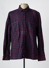 Chemise manches longues poches poitrine rouge HARRIS WILSON homme