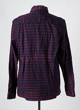 Chemise manches longues poches poitrine rouge HARRIS WILSON homme