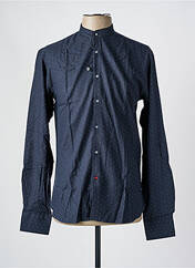 Chemise manches longues bleu LA CIBLE ROUGE pour homme seconde vue