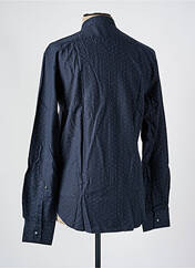 Chemise manches longues bleu LA CIBLE ROUGE pour homme seconde vue