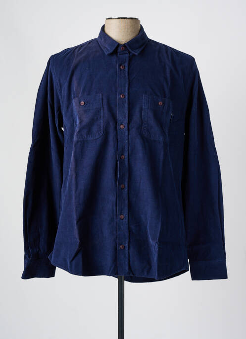 Chemise manches longues bleu HARRIS WILSON pour homme