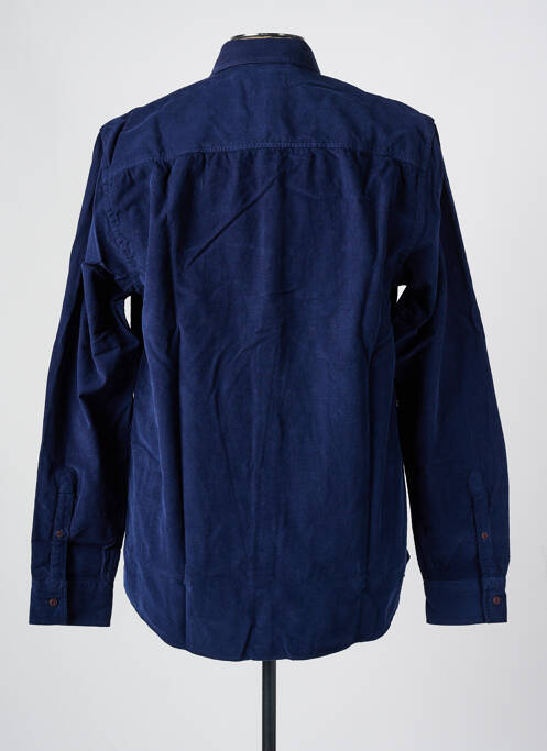 Chemise manches longues bleu HARRIS WILSON pour homme