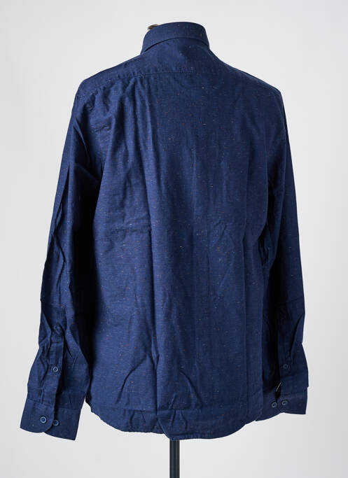 Chemise manches longues bleu JUPITER pour homme