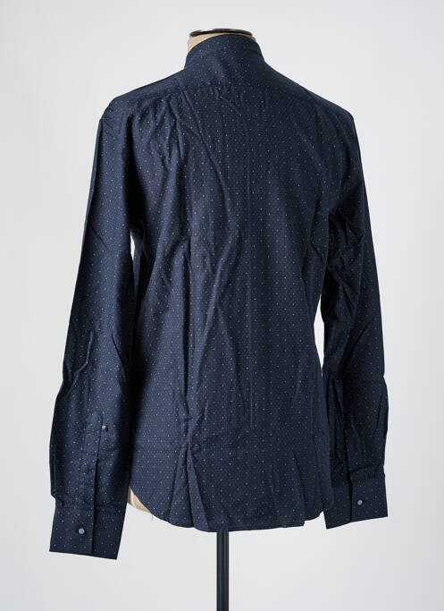 Chemise manches longues bleu LA CIBLE ROUGE pour homme