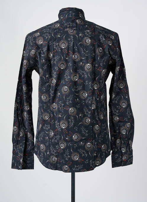 Chemise manches longues bleu LA CIBLE ROUGE pour homme