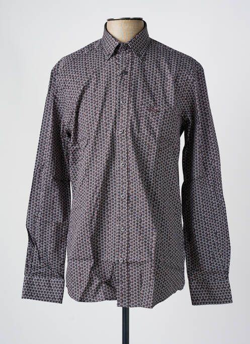 Chemise manches longues marron MISE AU GREEN pour homme